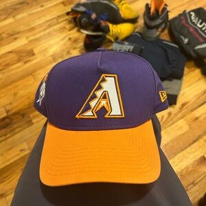 New Era Purple and Orange Baseball Cap